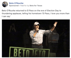Beto O'Rourke Election Eve Ad