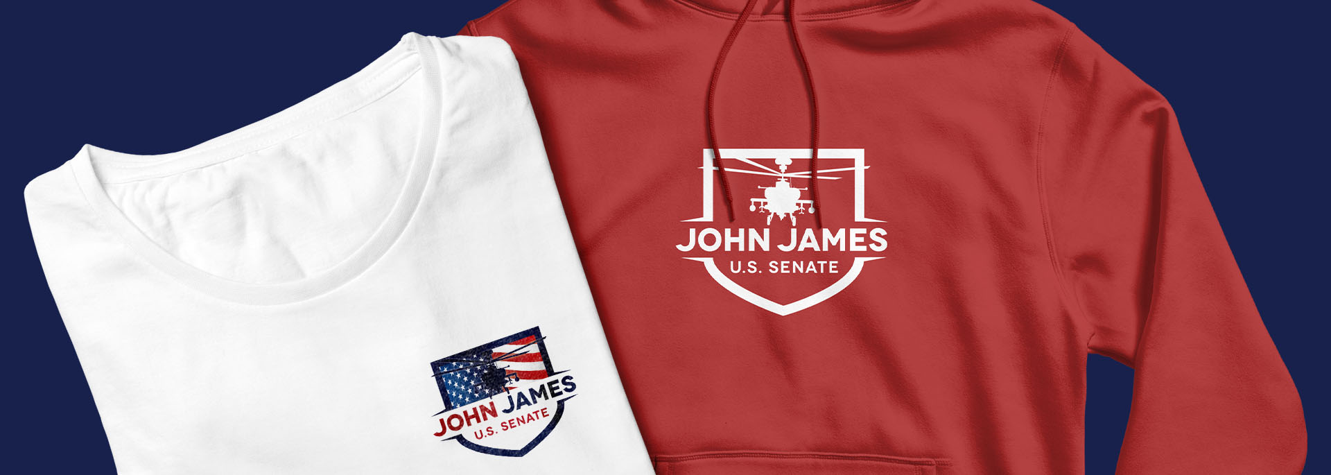 John James Online Fundraising Merchandise