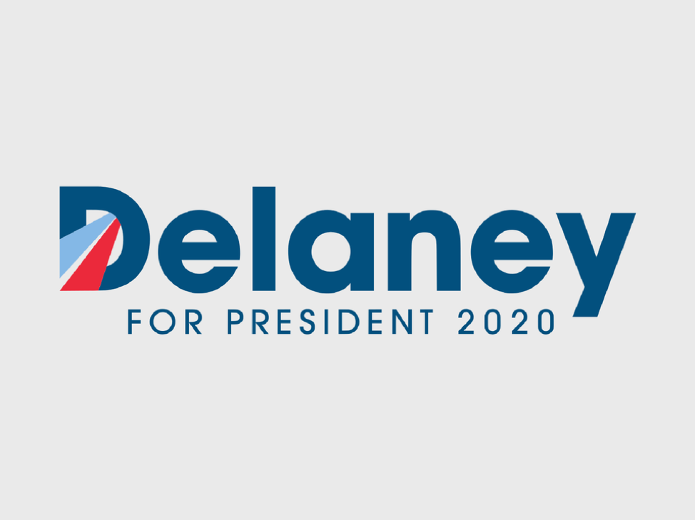 John Delaney 2020 Presidential Democrat Logo