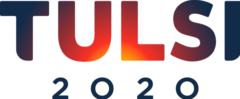 Tulsi Gabbard 2020 Presidential Democrat Logo Sunset Gradient