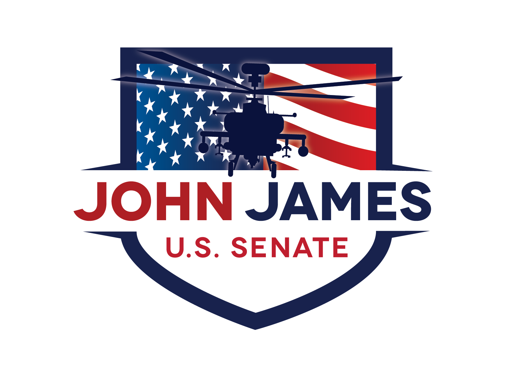 John James for Senate Full Color Logo
